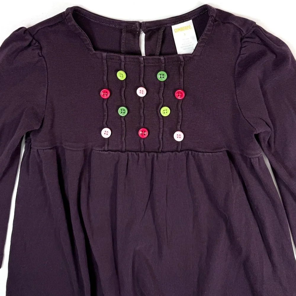 GYMBOREE Girls Button Front Tunic Top 3T Fall for Autumn 2011 Whimsical Rare‎